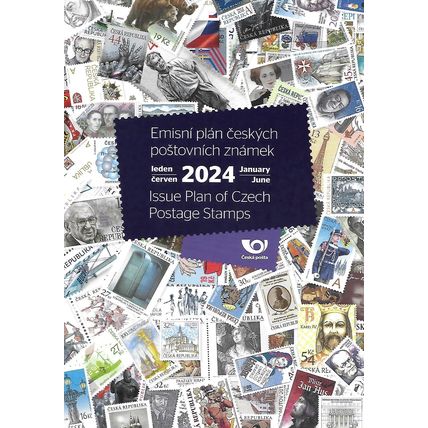 Česká Pošta: Issue Plan of Czech Postage Stamps January - June 2024 (2024)