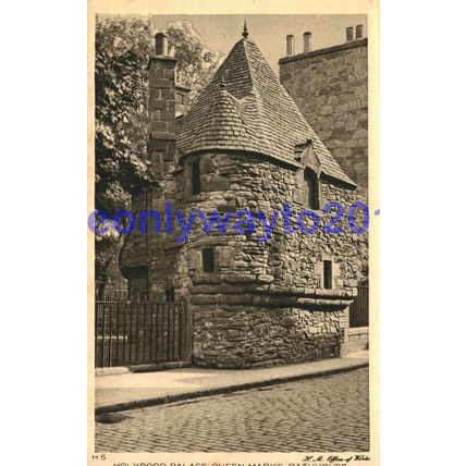 Holyrood Palace, Queen Marys Bathhouse Edinburgh, Scotland, Postcard