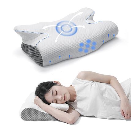 Ice Cervical Support Shaped Pillow Liked Dr Recommend Neck Paid,shoulder Pain RF