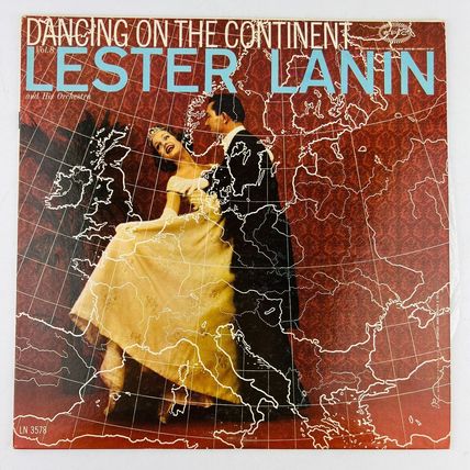 Lester Lanin & His Orchestra Dancing On The Continent Vinyl LP Record Album MONO