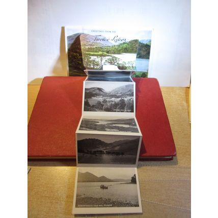 TWELVE LAKES, CUMBRIA unused novelty postcard by Chadwick lift the flap =