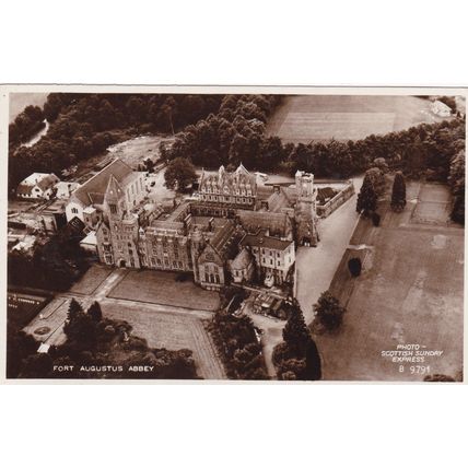 EA32 FORT AUGUSTUS ABBEY. AERIAL VIEW