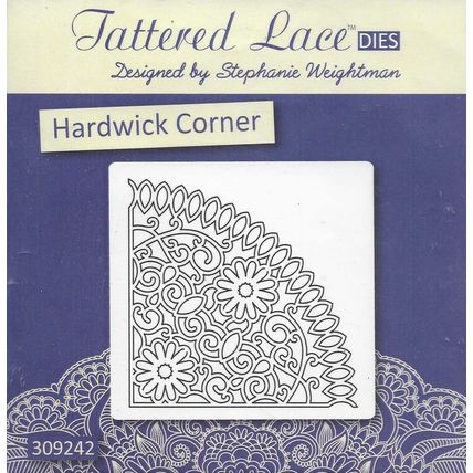 Tattered Lace. Hardwick Corner Die. Die Cutting Cardmaking Scrapbooking Crafts