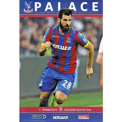 CRYSTAL PALACE v STOKE CITY PREMIER LEAGUE 2014/15