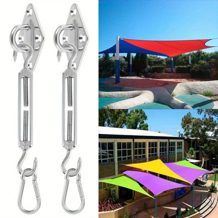 Garden Sun Shade Sail Fixing Kit – Stainless Steel Canopy Awning Hardware Repair