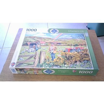 A FARMER'S LIFE by Trevor Mitchell Jigsaw Puzzle (1000 Piece) FX Schmid (2021)