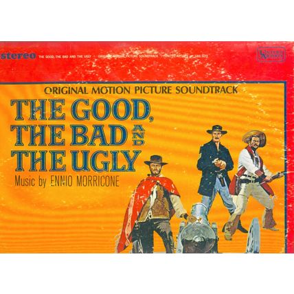 THE GOOD, THE BAD & THE UGLY 1968 Ennio Morricone soundtrack record album