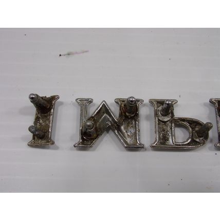 1964 64 1965 65 Chrysler Imperial Trunk Lid Emblems OEM Set