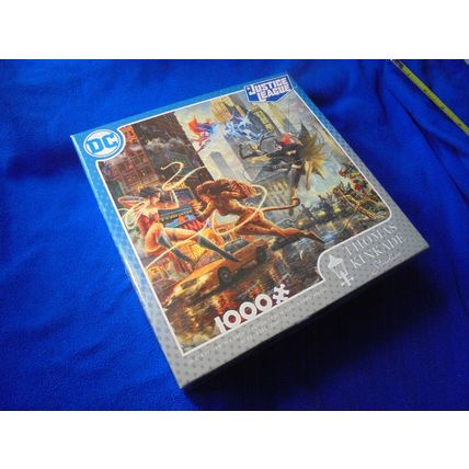 JUSTICE LEAGUE FEMALES 1000 Piece PUZZLE!! Thomas Kinkade!! MINT! $26.00 Shipped