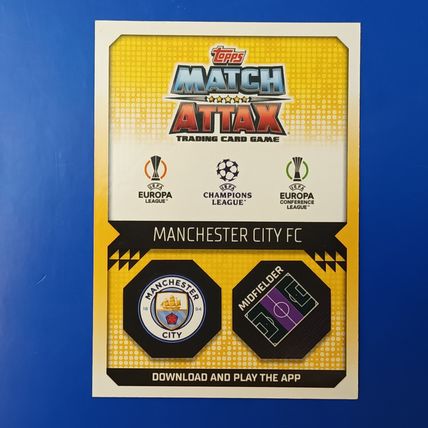 Match Attax 2022/23 Jack Grealish Card Manchester City #23