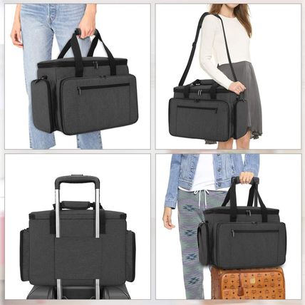 LUXJA Sewing Machine Travel Case with Removable Padding Pad, Fits Most Standard