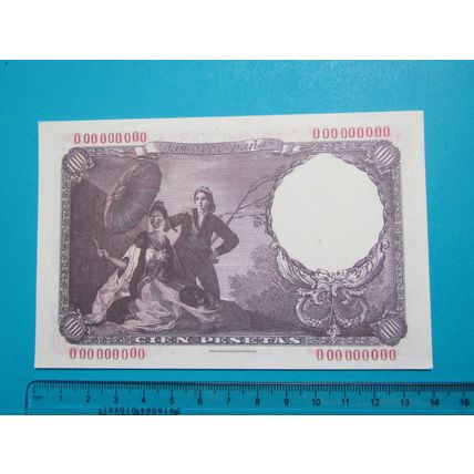 Espana Spain 1946 100 Pesetas Banknote Reproduction - 104
