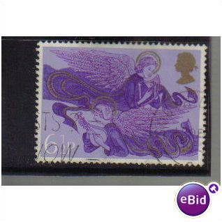 1975 GB CHRISTMAS 6 1/2P F/U SG 993