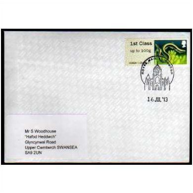 2013 1ST 'POST & GO' PONDLIFE (EUROPEAN EEL) ON COVER (EBID9104)