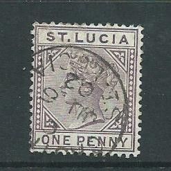 st.lucia victoria sg39 die 1 fu
