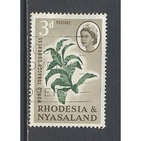 RhodesiaNyasaland.SG43 3d Tobacco Plant.Fine Used.May2015