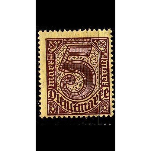 GERMANY REICH Dienst [1920] MiNr 0033 a ( **/mnh ) [La]