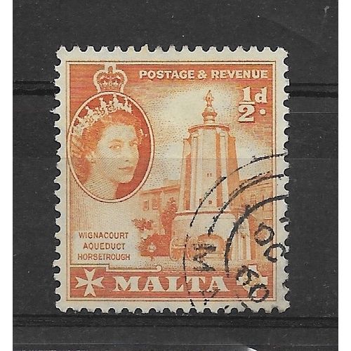 Malta.SG267 1/2d Wignacourt Aqueduct Horse Trough.Fine Used.Sept18