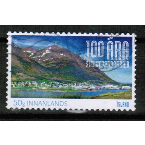 2018 Iceland Sc# 1463 - Town of Siglufjordur - 50g (180kr) used