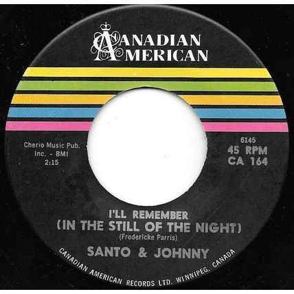 Santo & Johnny - Canadian American Records, Ltd. # CA 164 - 7 pouces, 45 tours