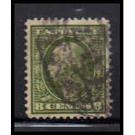 Used 414 8c Benjamin Franklin Almost Very Fine K3291