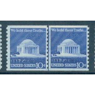 1520 10c Jefferson Memorial Fine MNH CLP B0855