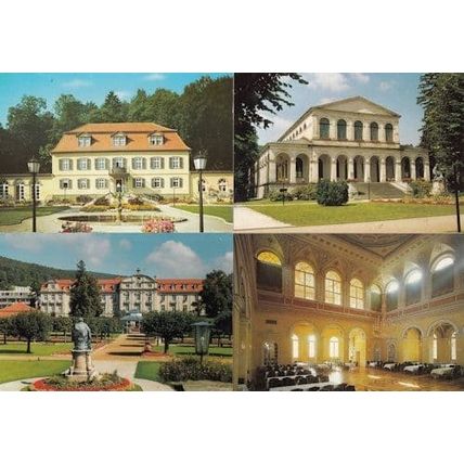 Staatsbad Kursaal Bad Bruckenau Germany SEVEN 7x Postcard s