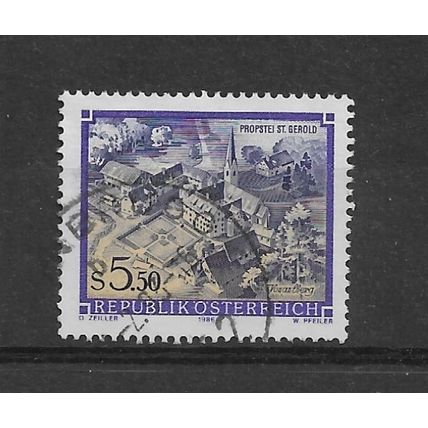 Austria.SG2000 5s 50 St.Gerold's Priory,Vorarlberg,Fine Used.Aug22