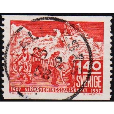 Sweden. 1957 1k40 S.G.382 Used