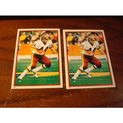 1985 Topps Stickers, 5-Cards, TAYLOR/RIGGINS, ++ w/HOF