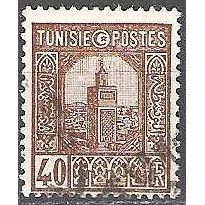 Tunisie 1926 Michel 131 O Cote (2005) 0.30 € Tunis Minaret de la mosquée Zitouna