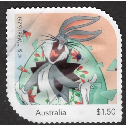 2025: LOONEY TUNES 'I LOVE EASTER', USED SELF-ADHESIVE MYSTAMP. 11