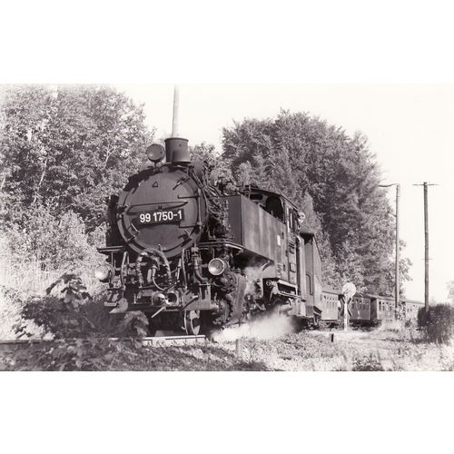 German NG Railway Photos SOEG Zittau 99 1750-1 BMAG 2-10-2T Loco Germany 1