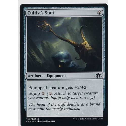 Magic the Gathering MTG Eldritch Moon 194/205 Cultist's Staff