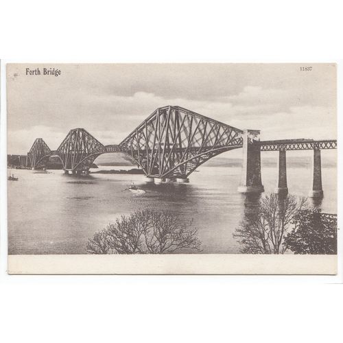 The Forth Bridge Edinburgh Postcard 11837