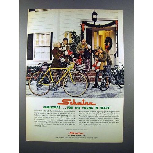 1972 Schwinn Bicycle Ad - For the Young in Heart!