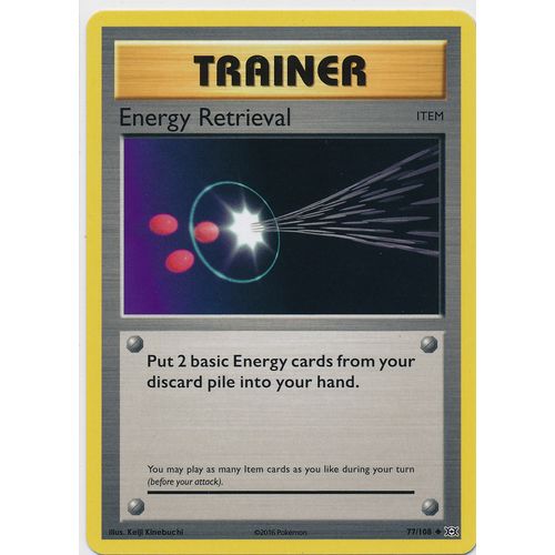 Pokemon XY Evolutions 77/108 Energy Retrieval