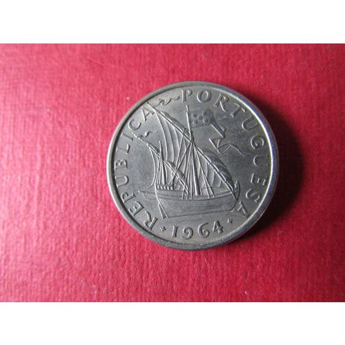 1964 PORTUGAL FIVE ESCUDOS FREE POST. AI