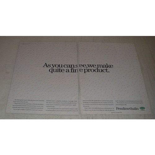 1990 Scotts Pendimenthalin Ad - As you can see, we make quite a fine product
