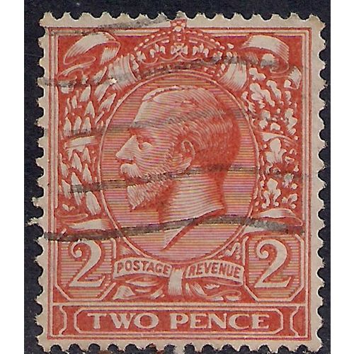 GB 1924 - 26 KGV 2d Orange Die 2 SG 421 Wmk 111 ( G1441 )