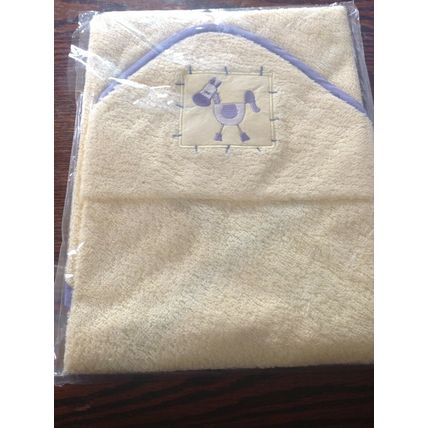 Hooded Yellow Baby Towel Brand New in Pack
