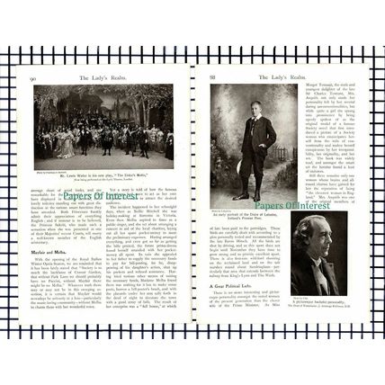 (6352) Mr William Howard Taft Sandringham House Ethel Warwick - c.1909 Article