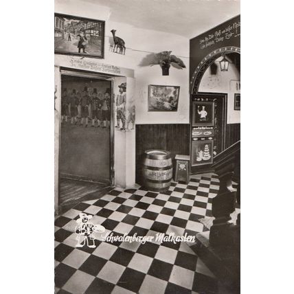 Hotel Schwalenberger Malkasten Germany Real Photo Postcard
