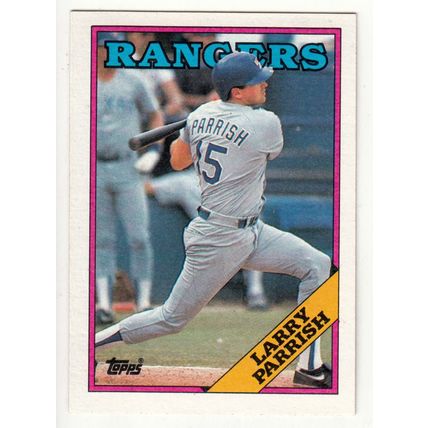 1988 Topps baseball card 490 Larry Parrish