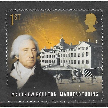 GB MATTHEW BOULToN MANUFACTURER INDUSTRIALIST FAMOUS BRITON USED revolution
