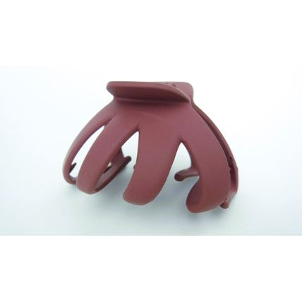 Large sized colored soft textured octopus hair claw clip