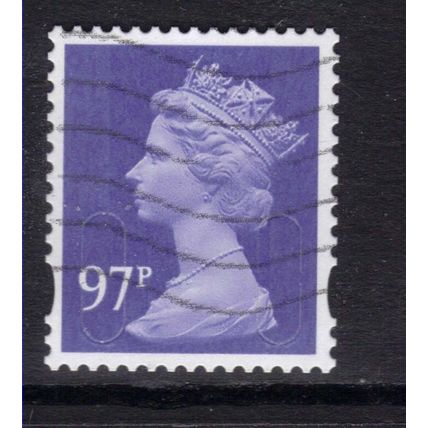 GB 2014 QE2 97p Bluish Violet security Machin ( M14L ) SG U2932 ( L946 )