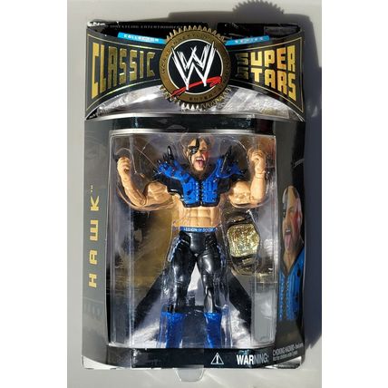 wwe wwf ljn deluxe classic superstars blue road warrior hawk wrestling figure