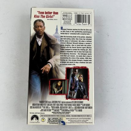 Along Came a Spider VHS Video Tape Morgan Freeman