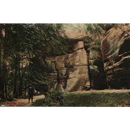 Tunbridge Wells, High Rocks, Kent, Rare Bon Marche Postcard, 1914